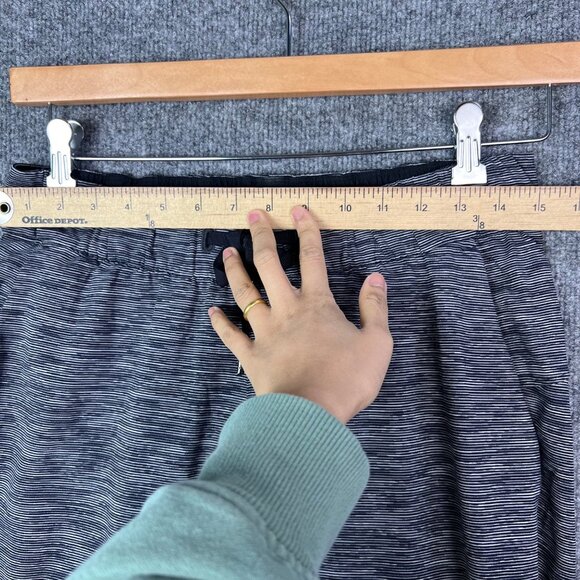 Lululemon Women's Gray Striped‎ Jogger Pants Size 6 Drawstring - Picture 6 of 9
